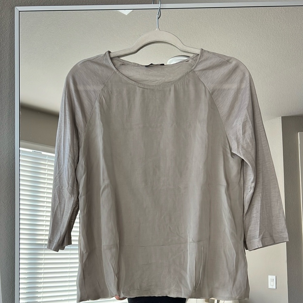 Peserico Top Blouse 70% silk and 30%cotton